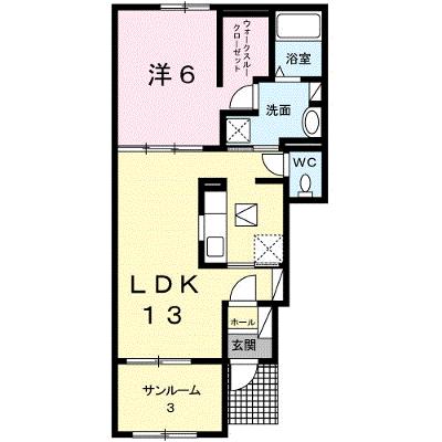 ベルファミーユ　Ⅱ 102【管理NO：1-021190002-01020】 2026年08月上旬入居可能の物件画像