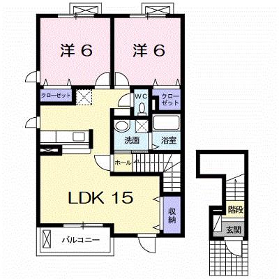 ミッテ・ドルフ西国分Ⅲ 201【管理NO：1-016323001-02010】 ★家具家電は申し込み後に搬入します★の物件画像