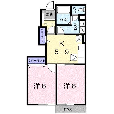 メルヴェーユⅢ 101【管理NO：1-011822102-01010】 ★家具家電は申し込み後に搬入しますの物件画像
