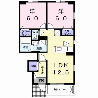 クラールプレディエＡ 106【管理NO：1-022964601-01050】 ★家具家電は申し込み後に搬入しますの物件画像