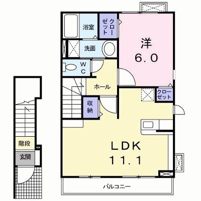 プリマベーラ　Ｂ 205【管理NO：1-015642702-02040】 ★家具家電は申し込み後に搬入します★の物件画像