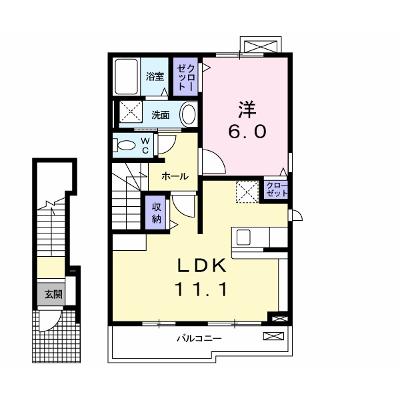 プリマベーラ　Ａ 205【管理NO：1-015642701-02040】 ★家具家電は申し込み後に搬入します★の物件画像