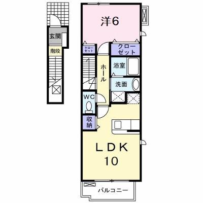 ヴェル　ドゥーラ　Ⅱ 201【管理NO：1-014283501-02010】 ★家具家電は申し込み後に搬入しますの物件画像