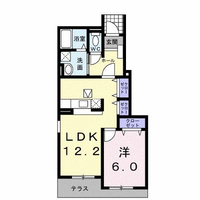 グランドゥール　Ｂ 105【管理NO：1-013739102-01040】 2026年07月上旬入居可能の物件画像
