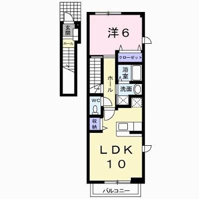 シャン・ド・フルール　Ｃ 201【管理NO：1-012342003-02010】 ★家具家電は申し込み後に搬入しますの物件画像