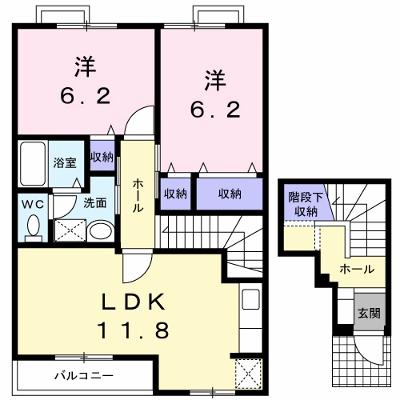 ブル－スカイＡ 202【管理NO：1-012066101-02020】 ★家具家電は申し込み後に搬入します★の物件画像