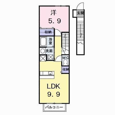 プリムヴェールＢ 202【管理NO：1-012050102-02020】 ★家具家電は申し込み後に搬入します★の物件画像
