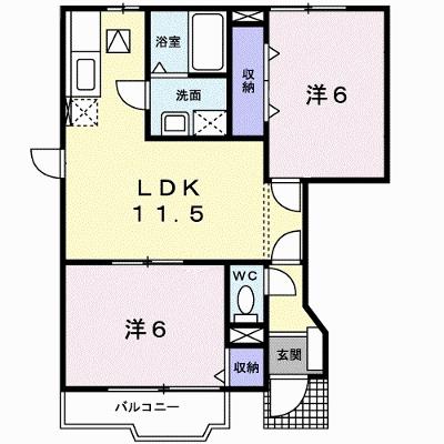 メゾンソレイユ　Ｂ 101【管理NO：1-007541902-01010】 ★家具家電は申し込み後に搬入します★の物件画像