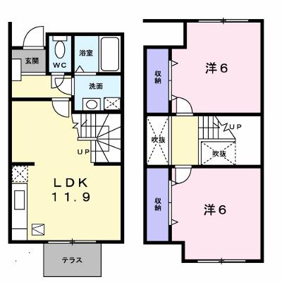 コーポリンクス２ 102【管理NO：1-006226301-01020】 ★家具家電は申し込み後に搬入します★の物件画像