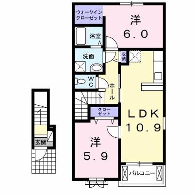 グリーンシトラス 203【管理NO：1-018889101-02030】 ★家具家電は申し込み後に搬入します★の物件画像