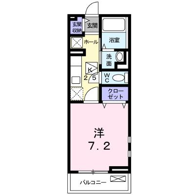 キルシュ　ブラウ 101【管理NO：1-017895401-01010】 ★家具家電は申し込み後に搬入します★の物件画像