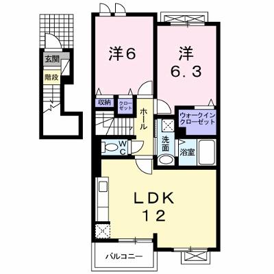 カーサ　フェリーチェ　Ａ 202【管理NO：1-016355501-02020】の物件画像