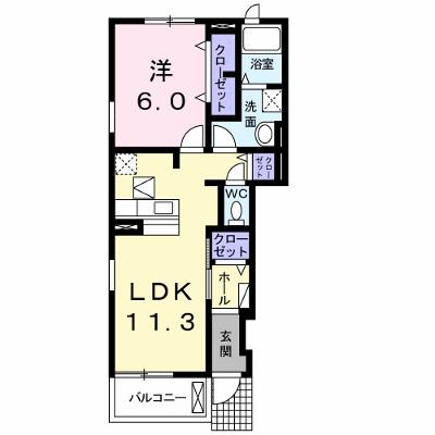 ＦＬＡＴ　Ｙ－Ⅱ 101【管理NO：1-016141601-01010】 ★家具家電は申し込み後に搬入します★の物件画像