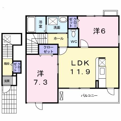 サニースクエアＡ 205【管理NO：1-015822401-02040】 ★家具家電は申し込み後に搬入します★の物件画像