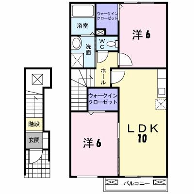 セント・フローラ　Ｃ 205【管理NO：1-014828601-02040】 ★家具家電は申し込み後に搬入しますの物件画像