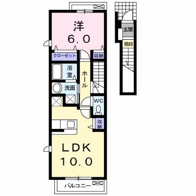 トレスアールヴォレ　Ａ 205【管理NO：1-013990201-02040】 ★家具家電は申し込み後に搬入します★の物件画像