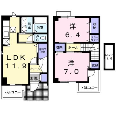 アットホーム石井 101【管理NO：1-013496001-01010】 ★家具家電は申し込み後に搬入しますの物件画像