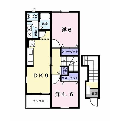 メゾン　リヴァージュ 201【管理NO：1-012204401-02010】 ★家具家電は申し込み後に搬入します★の物件画像