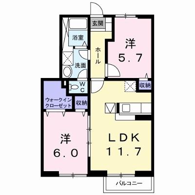 カサ　モデルナ　Ⅰ 103【管理NO：1-011640701-01030】 ★家具家電は申し込み後に搬入します★の物件画像