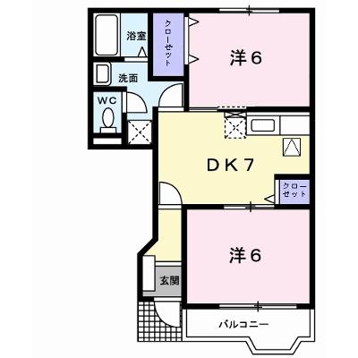 シャンゼリゼ弐番館 103【管理NO：1-009378501-01030】 ★家具家電は申し込み後に搬入します★の物件画像