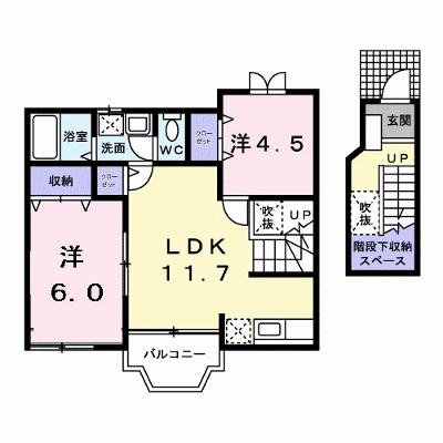 コーポリンクス１ 201【管理NO：1-005935401-02010】 ★家具家電は申し込み後に搬入します★の物件画像