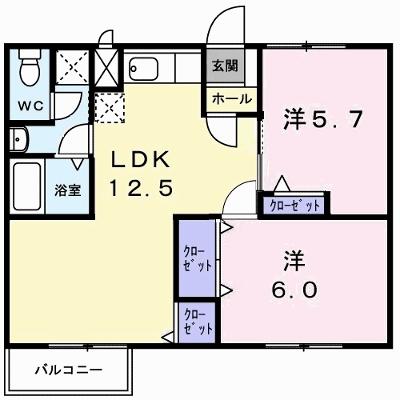 マツモトＧマンションＢ 201【管理NO：1-005127502-02010】 ★家具家電は申し込み後に搬入します★の物件画像