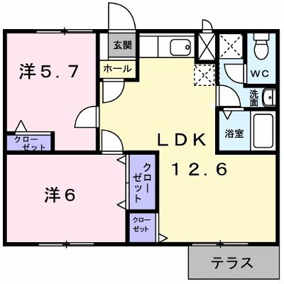 マツモトＧマンションＡ 103【管理NO：1-005127501-01030】 ★家具家電は申し込み後に搬入します★の物件画像