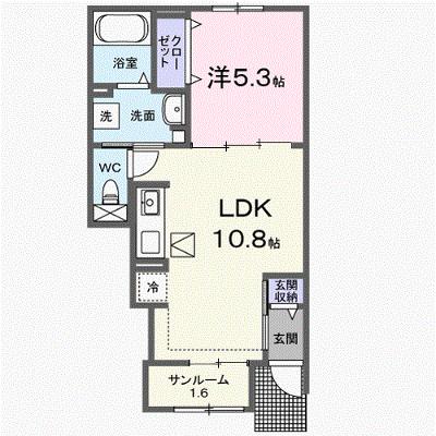 ブランド　ボヌール 102【管理NO：1-028041901-01020】 ★家具家電は申し込み後に搬入しますの物件画像