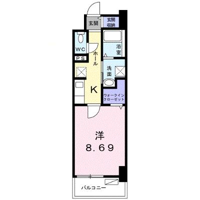 クラール上福岡 707【管理NO：1-024296001-07070】 ★家具家電は申し込み後に搬入します 2026年07月下旬入居可能の物件画像