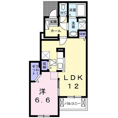 クラール元山Ｅ 103【管理NO：1-021453401-01030】 ★家具家電は申し込み後に搬入しますの物件画像