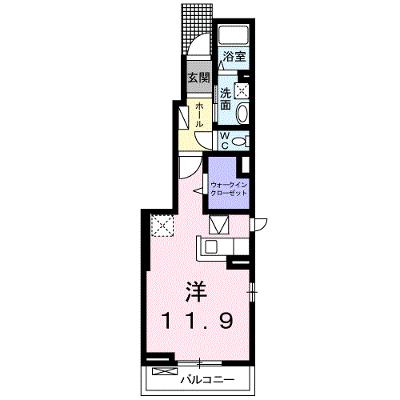 グランベルジュ高松Ｂ 101【管理NO：1-019538502-01010】 ★家具家電は申し込み後に搬入しますの物件画像