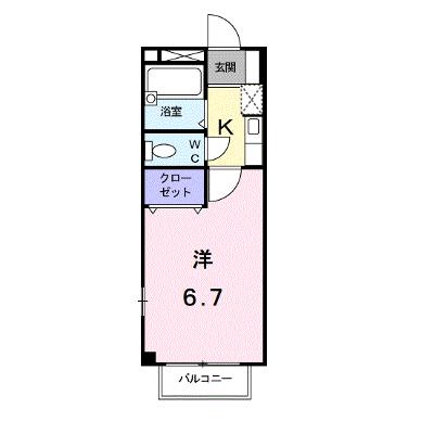 カーサ　木太 205【管理NO：1-010425401-02050】 ★家具家電は申し込み後に搬入します 2026年07月下旬入居可能の物件画像