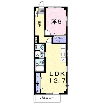 ＡＮＮＥＸーＭ 201【管理NO：1-007449801-02010】 ★家具家電は申し込み後に搬入しますの物件画像