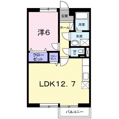アメニティハイツカワシマ　Ａ 203【管理NO：1-006450901-02030】 ★家具家電は申し込み後に搬入しますの物件画像