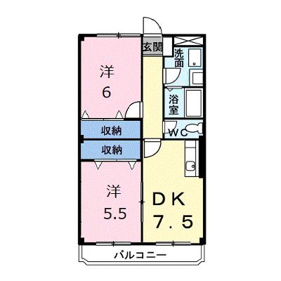 ルレーブ・ロイヤル 302【管理NO：1-005966001-03020】 ★家具家電は申し込み後に搬入しますの物件画像