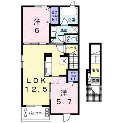 ルミエール・イリゼⅡ 201【管理NO：1-022408602-02010】 ★家具家電は申し込み後に搬入します 2026年08月中旬入居可能の物件画像