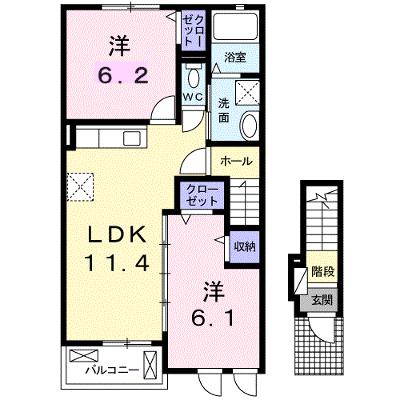 パール・マリン 202【管理NO：1-020098101-02020】 ★家具家電は申し込み後に搬入しますの物件画像