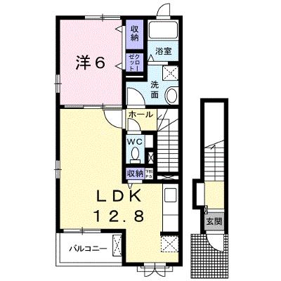 フェリーチェＮ　Ⅱ 201【管理NO：1-018860502-02010】 ★家具家電は申し込み後に搬入しますの物件画像