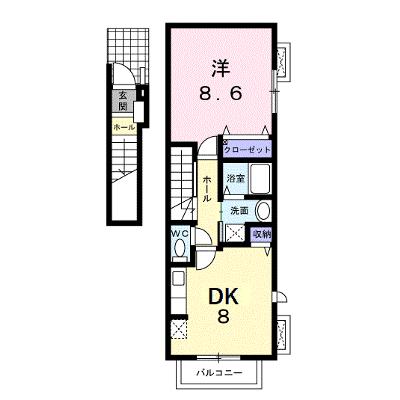 ジュネス　ＭＵＫＡＩ 202【管理NO：1-017297101-02020】 ★家具家電は申し込み後に搬入しますの物件画像