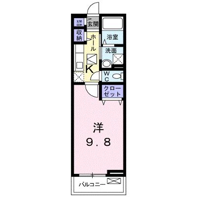 プレッソＤＫ 102【管理NO：1-016494401-01020】 ★家具家電は申し込み後に搬入しますの物件画像