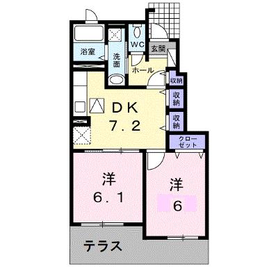 アルモニー三木 103【管理NO：1-016009301-01030】 ★家具家電は申し込み後に搬入しますの物件画像