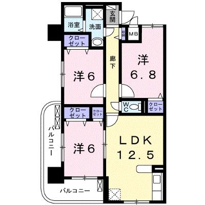 ディアコート　木太 304【管理NO：1-015141901-03040】 ★家具家電は申し込み後に搬入します 2026年08月中旬入居可能の物件画像