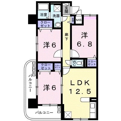 ディアコート　木太 104【管理NO：1-015141901-01040】 ★家具家電は申し込み後に搬入しますの物件画像
