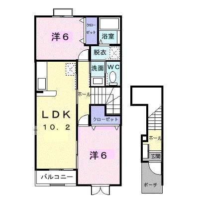 ヌーヴォー三木Ａ 201【管理NO：1-014178001-02010】 ★家具家電は申し込み後に搬入しますの物件画像