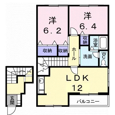 グランディール・堀越 202【管理NO：1-011037201-02020】 ★家具家電は申し込み後に搬入しますの物件画像