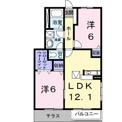 センチュリー２１　Ｉ 101【管理NO：1-010592802-01010】 ★家具家電は申し込み後に搬入しますの物件画像