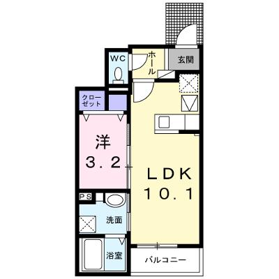 トイロ真時 103【管理NO：1-027189801-01030】 ★家具家電は申し込み後に搬入します★の物件画像