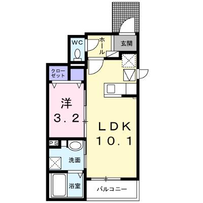 トイロ真時 101【管理NO：1-027189801-01010】 ★家具家電は申し込み後に搬入します★の物件画像