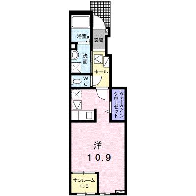 ジャダハウス丸亀　Ａ 102【管理NO：1-026627301-01020】 ★家具家電は申し込み後に搬入します★の物件画像