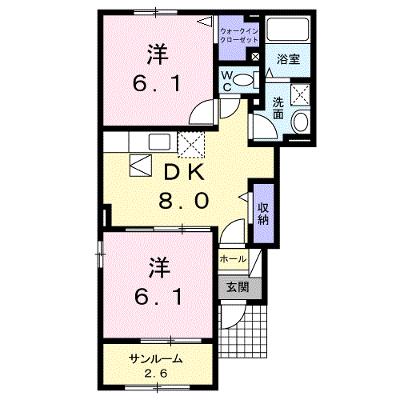 ルーベル宇多津東　Ⅰ 101【管理NO：1-024421301-01010】 ★家具家電は申し込み後に搬入しますの物件画像